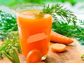 сок моркови с укропом